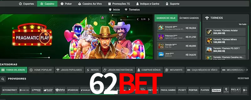 cassino 62Bet